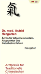 Mobile Screenshot of praxis-hergarten.de